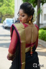 Madhavi Latha at Anushtanam Movie Audio Launch